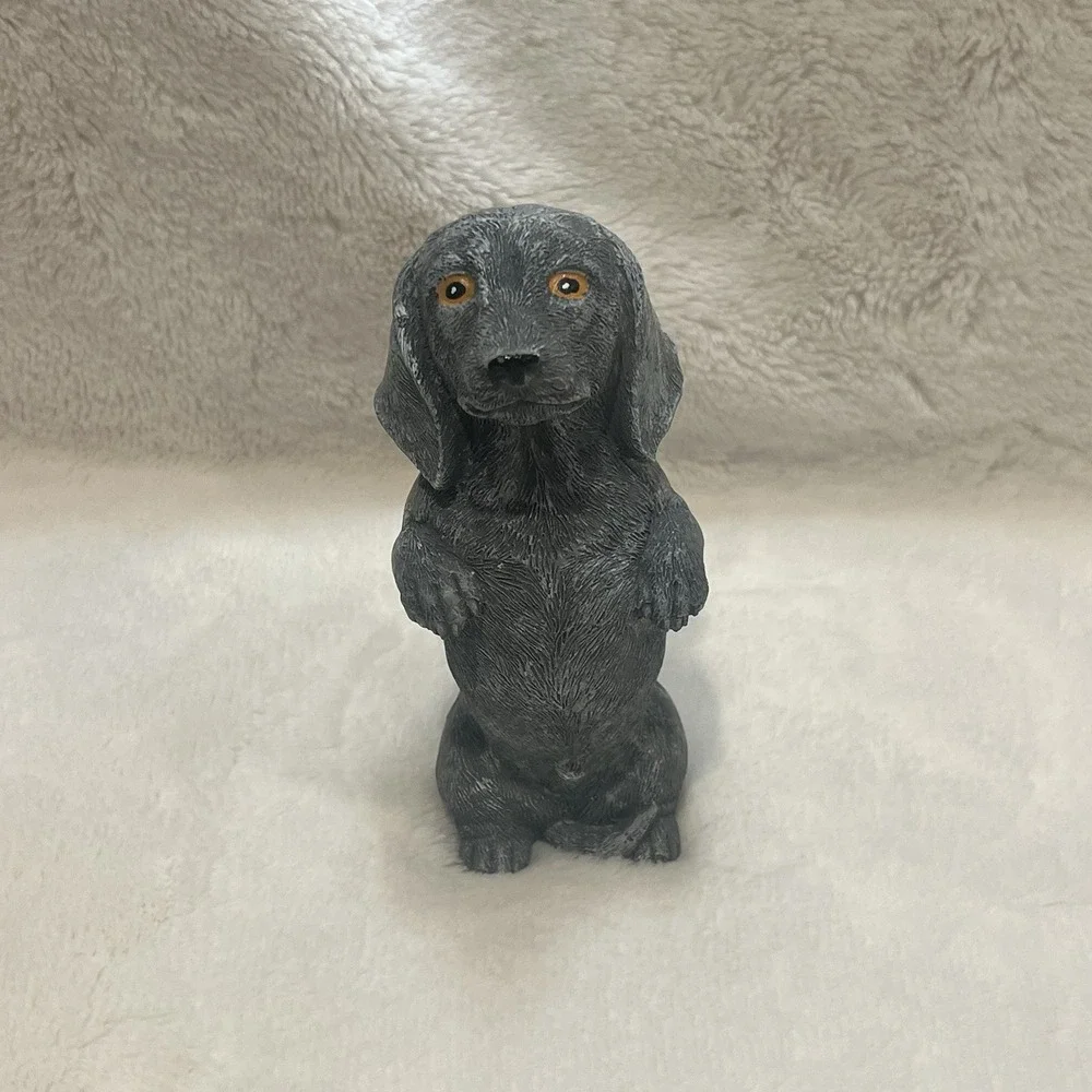Latex Dachshund Dog Statue Mold Lightweight for Decoration Desktop‎ Ornament